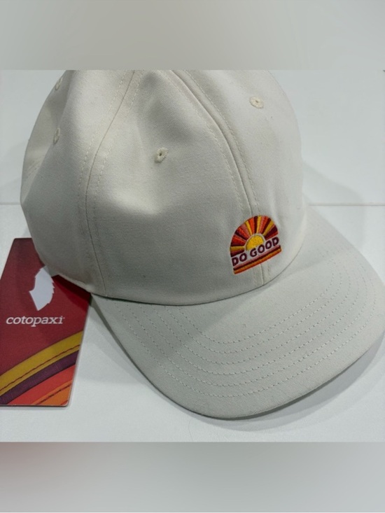 Cotopaxi Sunrise Dad Hat Adult Cap White Cream NWT Curved Brim Adjustable Strap main image 9